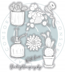 Clear Stamps - Botany Boutique - Cactus