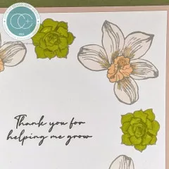 Clear Stamps - Botany Boutique - Orchid