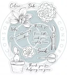 Clear Stamps - Botany Boutique - Orchid