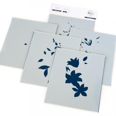 Pinkfresh Studio Stencils - Delighted For You