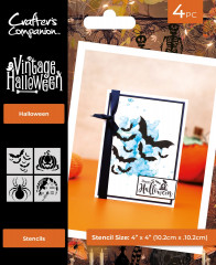 Vintage Halloween - Stencil Set - Halloween