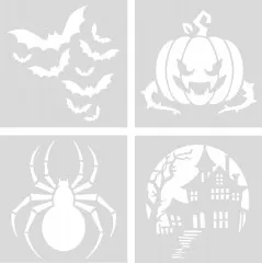 Vintage Halloween - Stencil Set - Halloween