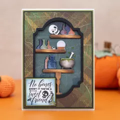 Metal Cutting Die - Vintage Halloween - Witches Potions