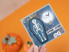 Metal Cutting Die - Vintage Halloween - Skeleton