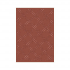 Embossing Folder - Thankful & Blessed - Stitched Tartan