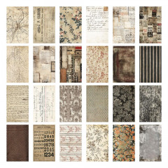 Tim Holtz - Idea-Ology - Backdrops Double-Sided Cardstock - Halloween 2024