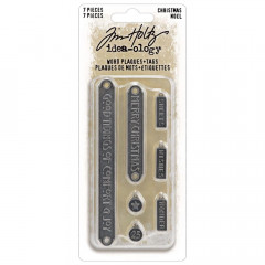 Tim Holtz - Idea-Ology - Word Plaques   Tags - Christmas 2024