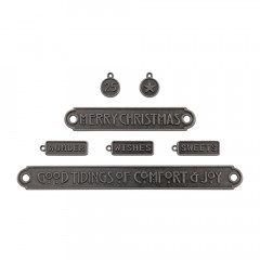 Tim Holtz - Idea-Ology - Word Plaques   Tags - Christmas 2024