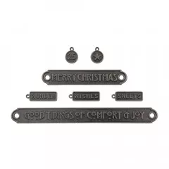 Tim Holtz - Idea-Ology - Word Plaques Tags - Christmas 2024