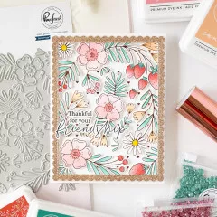 Pinkfresh Studio - Press Plate - Berries & Blossoms