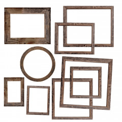 Chipboard Frames - Evergreen Season