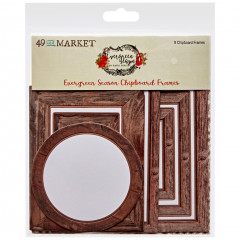 Chipboard Frames - Evergreen Season