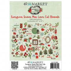 49 and Market - Evergreen Season - Mini Laser Cut Outs