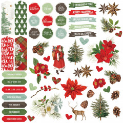 Chipboard Set - Evergreen Season