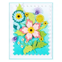 Spellbinders Etched Dies - Nested Postage Labels & Tag