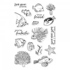 Hero Arts Clear Stamps - Tropical Fishes