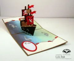 Karen Burniston Die - Pirate Ship Add-ons