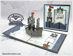 Karen Burniston Die - Pirate Borders