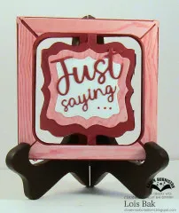 Karen Burniston Die - Fancy Solid Frame