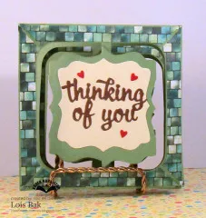 Karen Burniston Die - Fancy Solid Frame