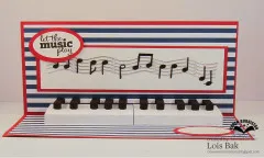Karen Burniston Die - Piano Keys Pop-up