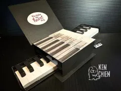 Karen Burniston Die - Piano Keys Pop-up
