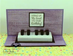Karen Burniston Die - Piano Keys Pop-up