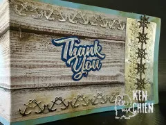 Karen Burniston Die - Thank You Shadow