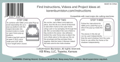 Karen Burniston Die - Just a Note Lorna Add-ons