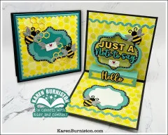 Karen Burniston Die - Just a Note Lorna Add-ons