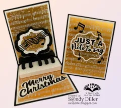 Karen Burniston Die - Just a Note Lorna Add-ons