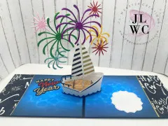 Karen Burniston Die - Boat Pop-up