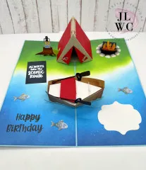 Karen Burniston Die - Boat Pop-up