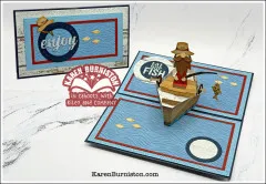 Karen Burniston Die - Boat Pop-up