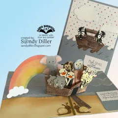 Karen Burniston Die - Boat Pop-up