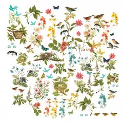 49 and Market - Birdsong - Wildflower - Laser Cut Outs