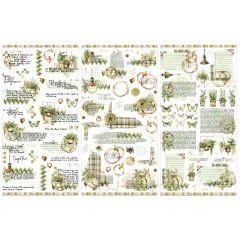 49 And Market - 6x12 Rub-On Transfer - Cottagecore