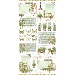 49 And Market - 6x12 Rub-On Transfer - Cottagecore