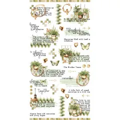 49 And Market - 6x12 Rub-On Transfer - Cottagecore