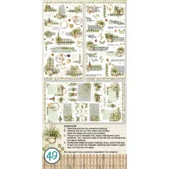 49 And Market - 6x12 Rub-On Transfer - Cottagecore