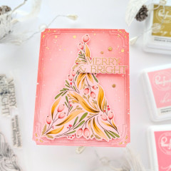 Pinkfresh Studio - Clear Stamps - Festive Foliage Tree