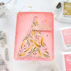 Pinkfresh Studio - Clear Stamps - Festive Foliage Tree