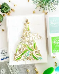 Pinkfresh Studio Die Set - Festive Foliage Tree