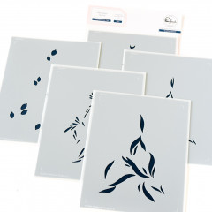 Pinkfresh Studio Stencils - Festive Foliage Tree