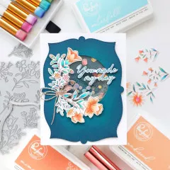 Pinkfresh Studio Stencils - Print Shop: Modern Botanicals