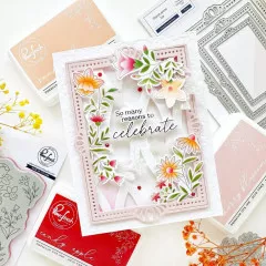 Pinkfresh Studio Cling Stamps - Print Shop: Modern Botanicals