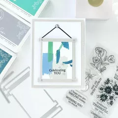 Pinkfresh Studio - Clear Stamps - Framed Art