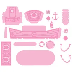 Verso Dimension Die Set - Charming Canal Boat Gift Box