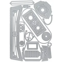 Verso Dimension Die Set - Charming Canal Boat Gift Box