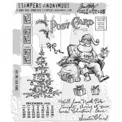 Cling Stamps Tim Holtz - Santa Visit